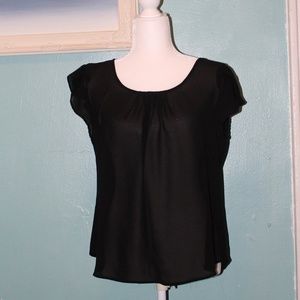 Sheer Black Blouse
